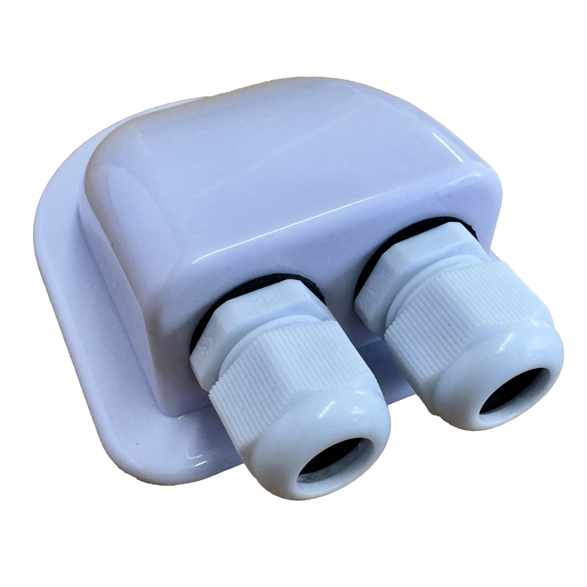 White Waterproof Double Gland