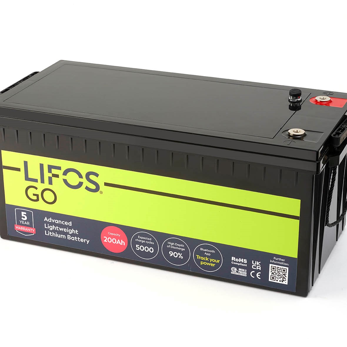 Lifos Go 200Ah Lithium Iron Phosphate Battery
