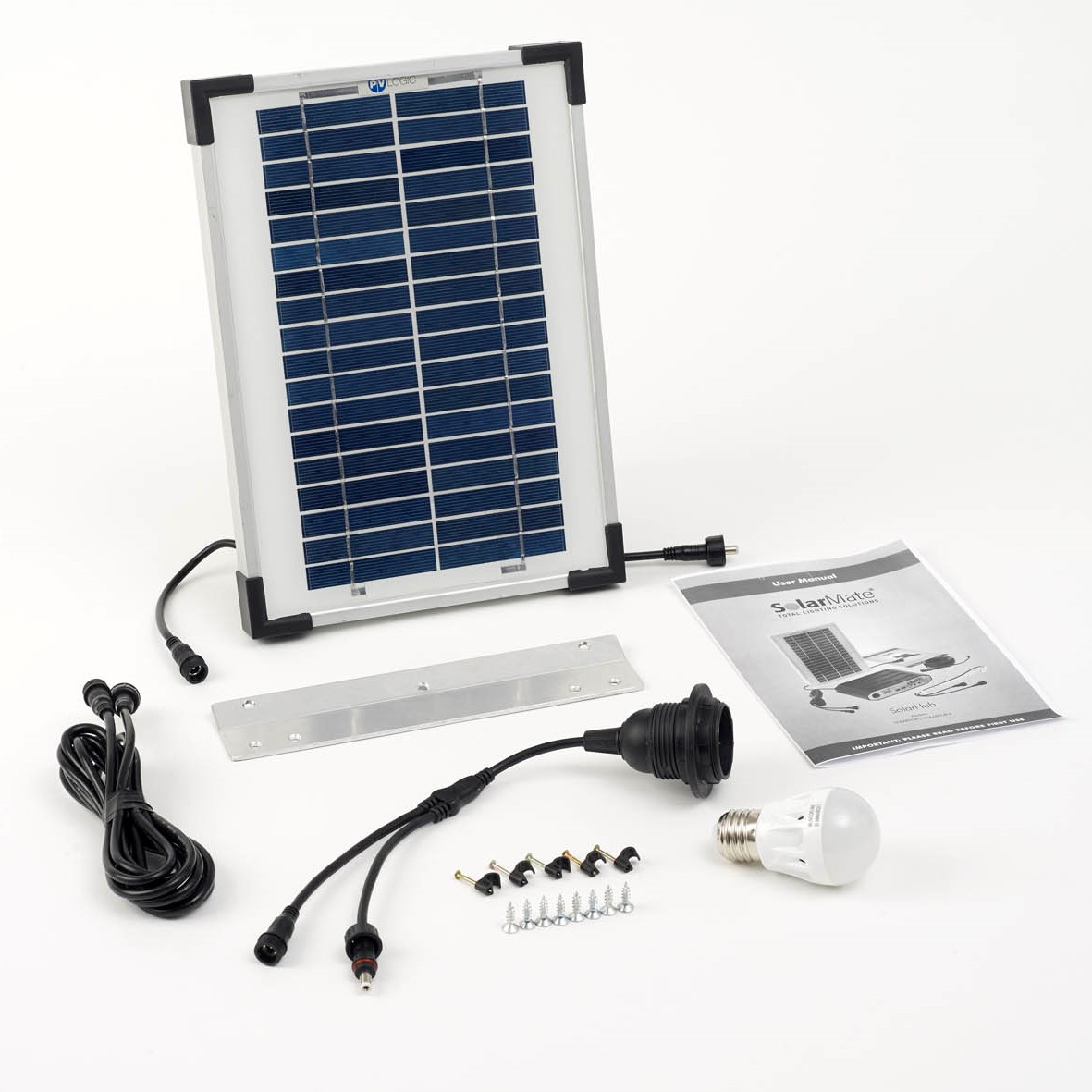 Hubi Work 16 Expansion Pack LED Bulb add extra solar power and LED light bulb to a Hubi Work 16