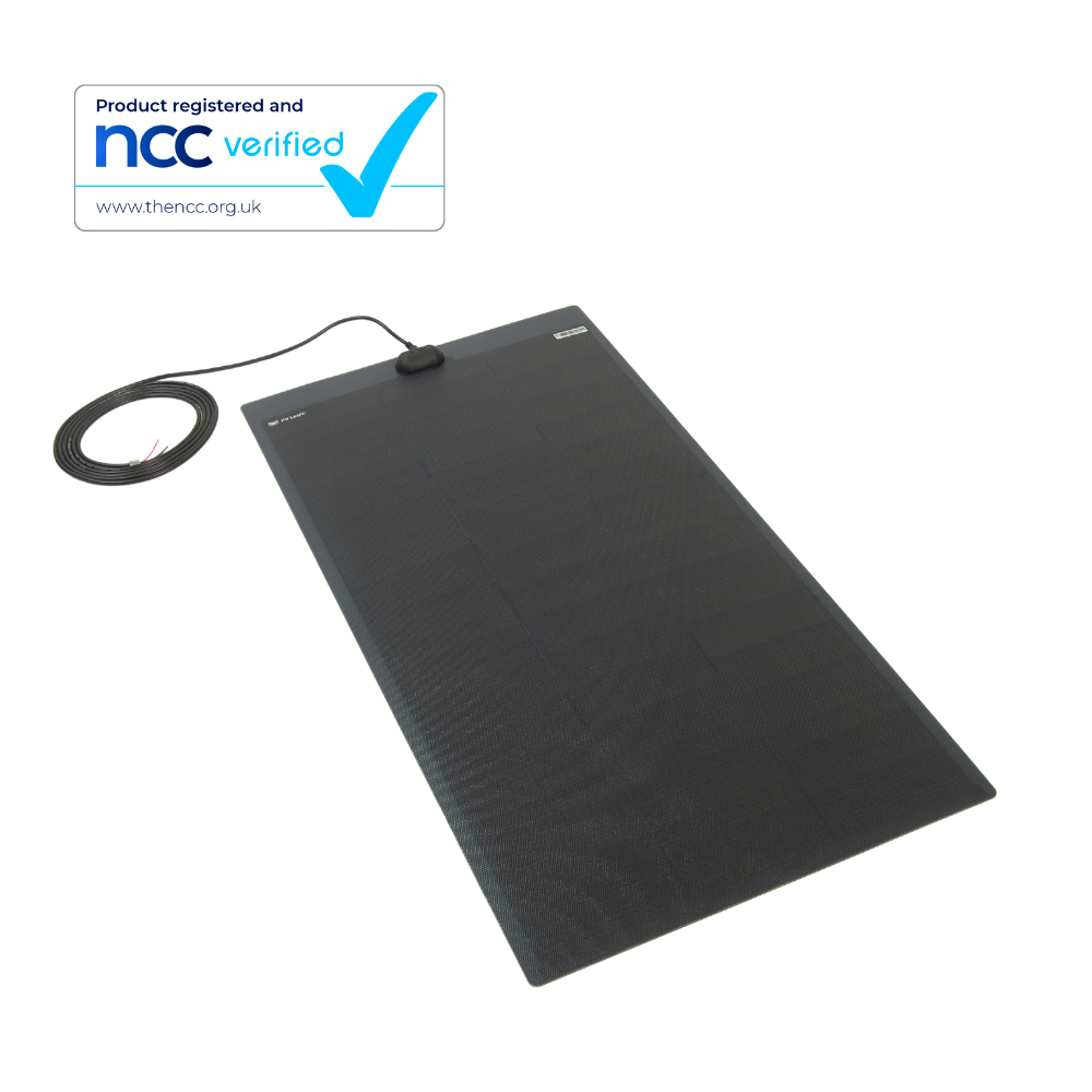 110W MHD Flexi Solar Panel - top exit