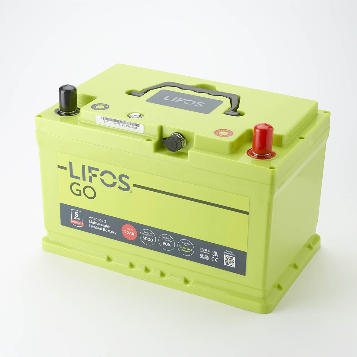 Lifos Go 72Ah Lithium Iron Phosphate Battery