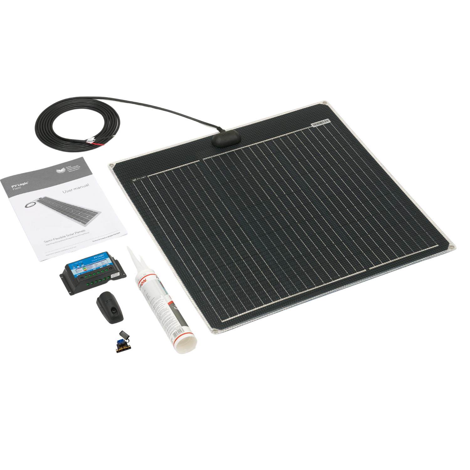 55W Flexi Double ETFE Solar Panel Deck Top Kit