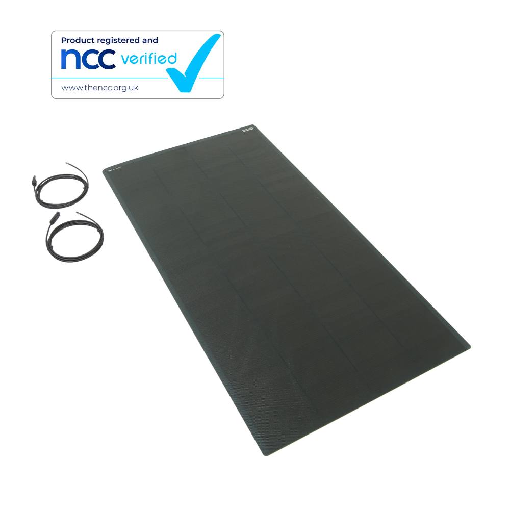 200W MHD Flexi Solar Panel - rear exit