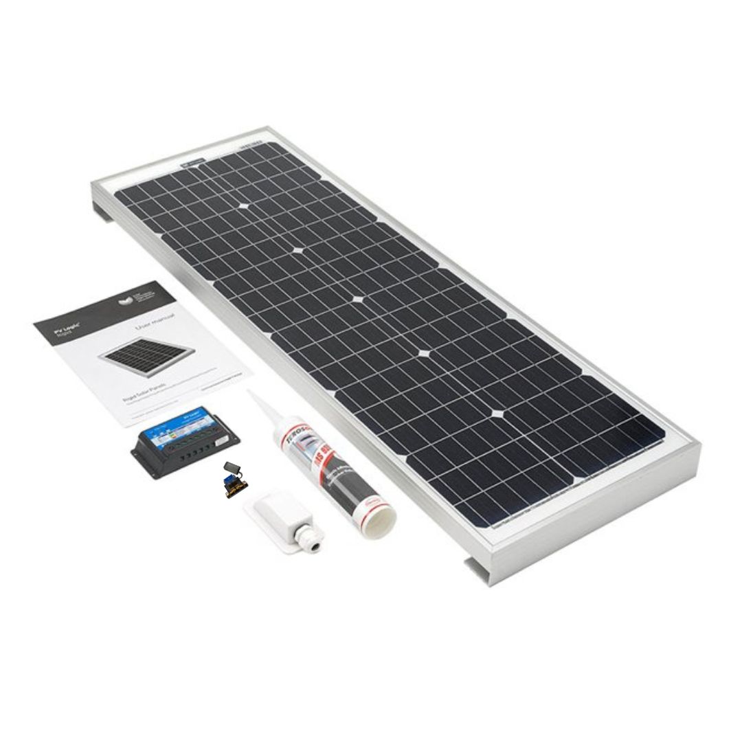 60W Rigid Solar Panel Roof and Deck Top Kit - rectangular R