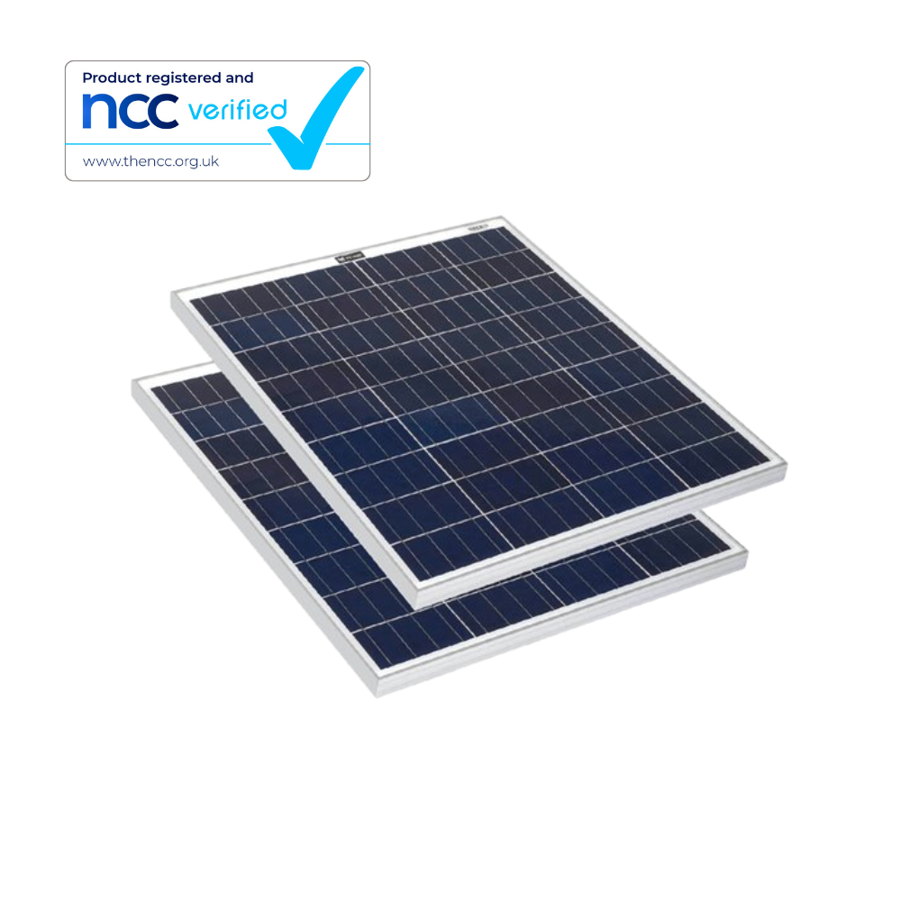 Twin pack - 80W Rigid Solar Panel