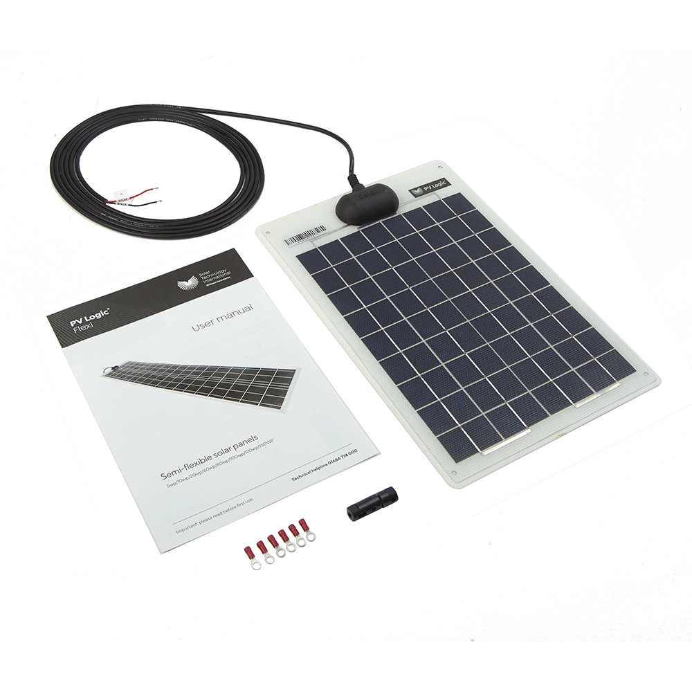 10W Flexi Solar Panel Kit - PV Logic